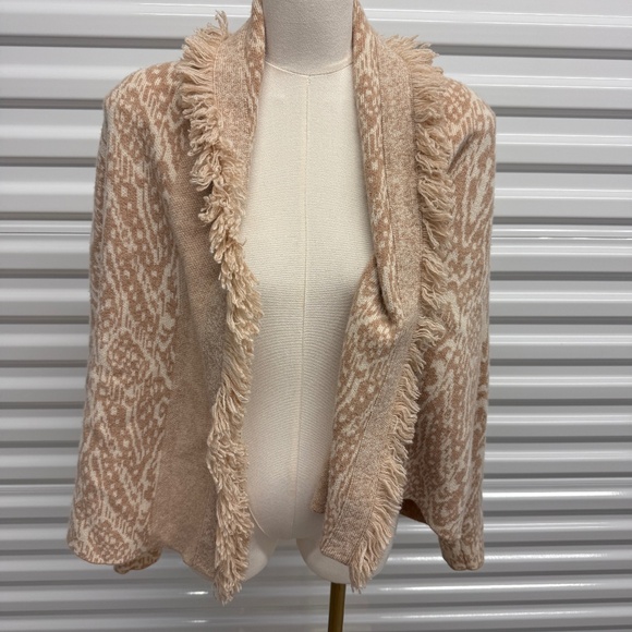 Intermix Wool & Cashmere Tribal Sweater/Cardigan - Size P (XS) - Picture 1 of 4
